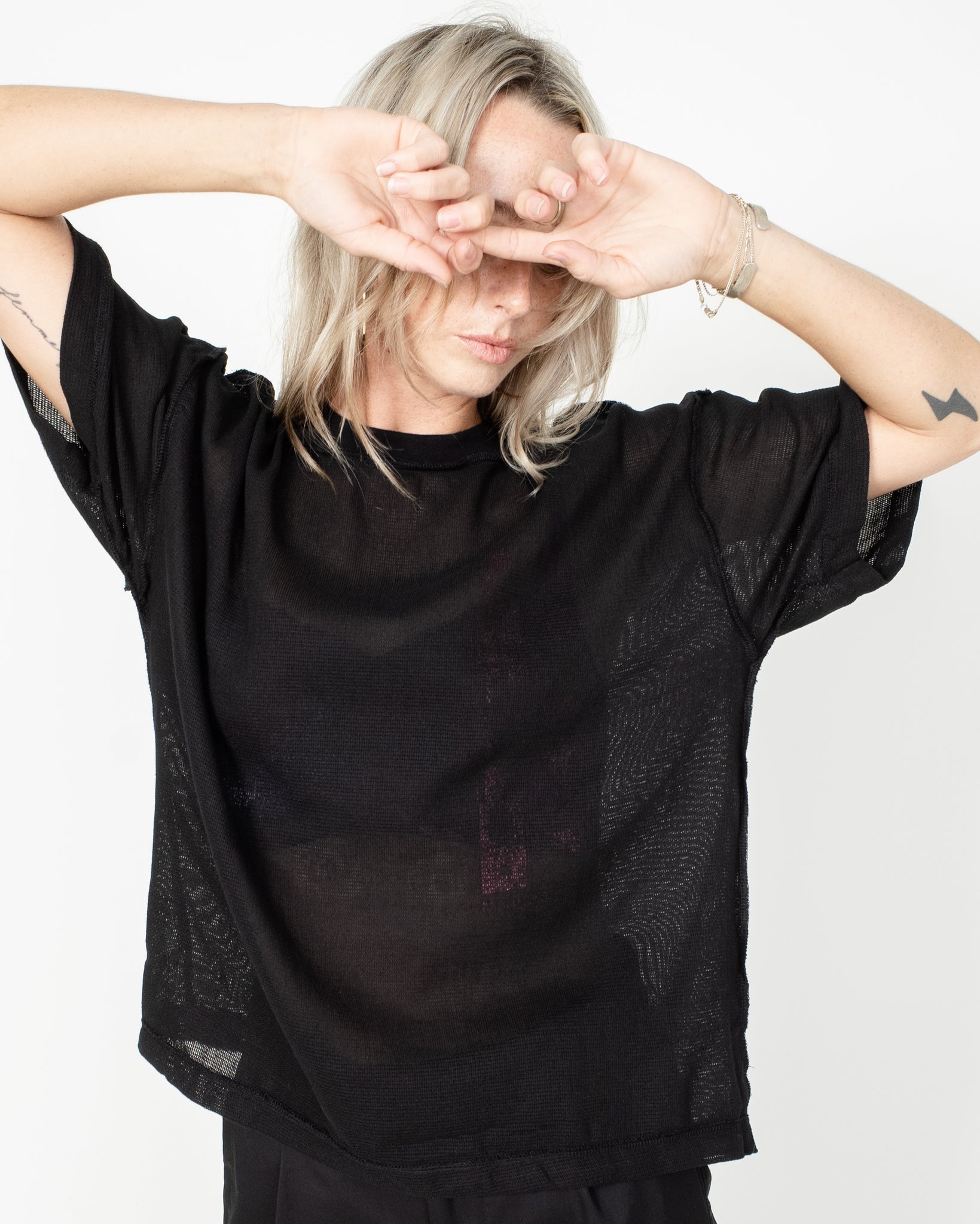 MESH BEACH SHIRT "THRUSH"