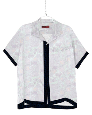 SLACK COLLAR SATIN SHIRT 'MOONLIGHT'